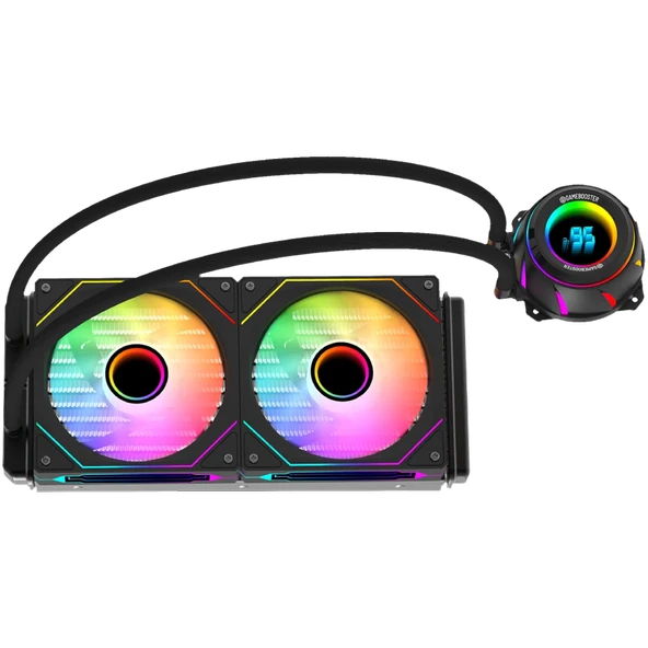GameBooster BLADE 240B ARGB 240mm Siyah İşlemci Sıvı Soğutucu GB-LCS-BL240B - Resim 5