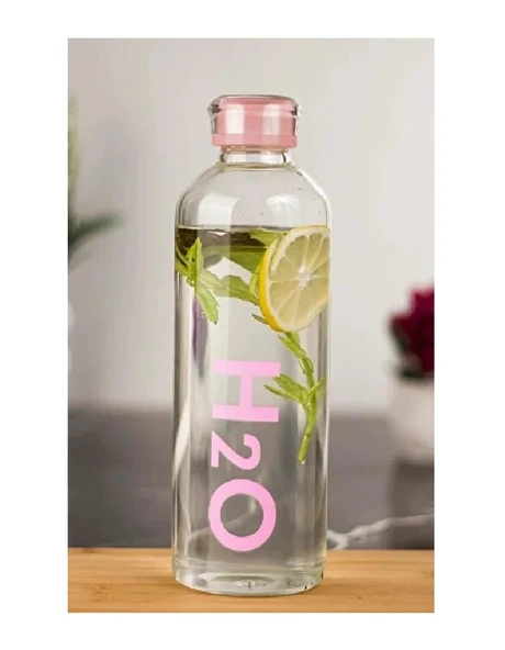 Tohana 75761 H2O Cam Başucu Sürahisi Pembe - Resim 3