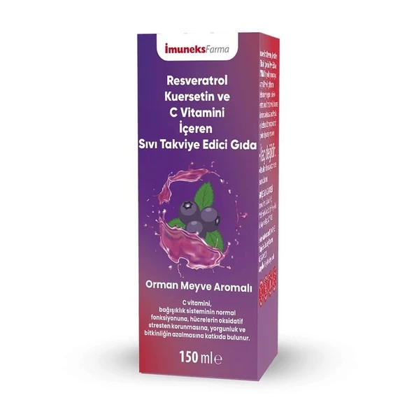 Imuneks Farma Resveratrol Şurup 150ml ürün görseli 1
