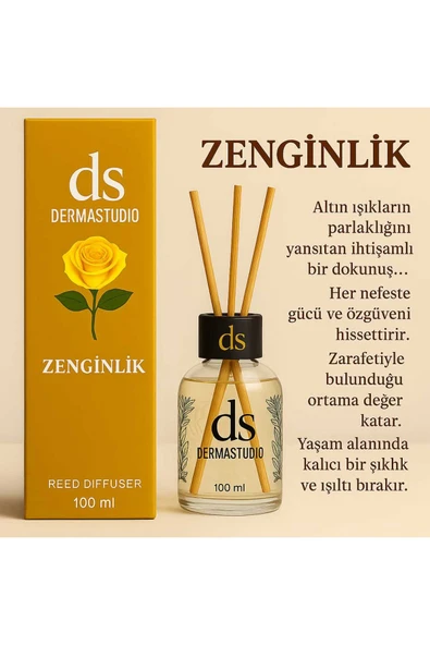 DERMASTUDİO Zenginlik Bambu Oda Kokusu 100 ml (Lüks ve Kalıcı Oryantal Koku) ürün görseli 1