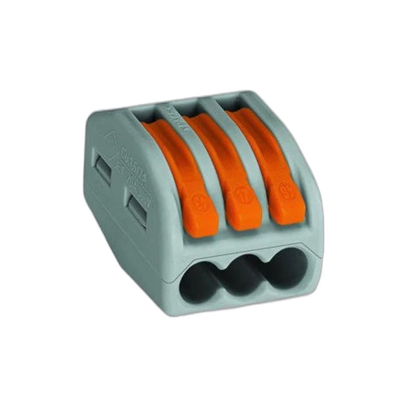 Buat Klemensi 3x2,5 M m²(wago 222-413) (1 paket 50 Adet) ürün görseli 1