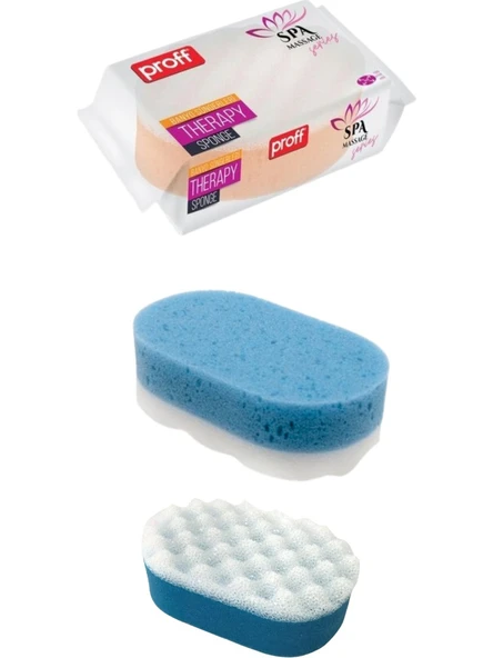 Spa & Massage Duş Banyo Süngeri 2 Adet Vücut Süngeri Hassas Ten Süngeri Deri Temizleyici Sünger Kese - Resim 3