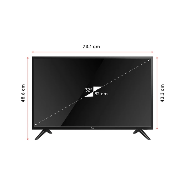YE-32020 32" 81 Ekran Uydu Alıcılı HD Ready LED TV - Resim 3