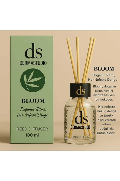 DERMASTUDİO Bloom Bambu Oda Kokusu 100 ml (Çiçeksi ve Kalıcı Koku) ürün görseli 1