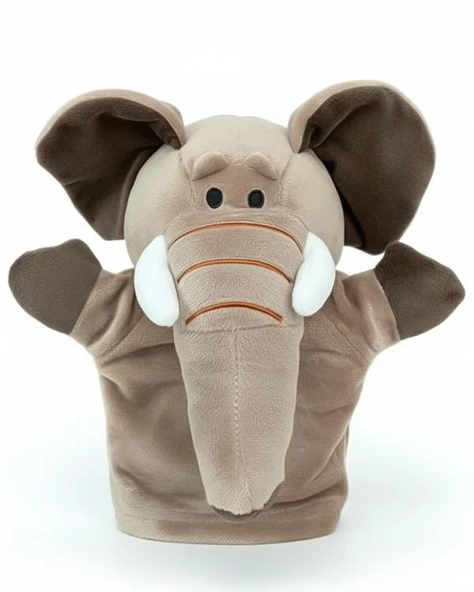 Kızılkaya Ağzı Hareketli El Kuklası Fil Figürü 1705061 ürün görseli 1