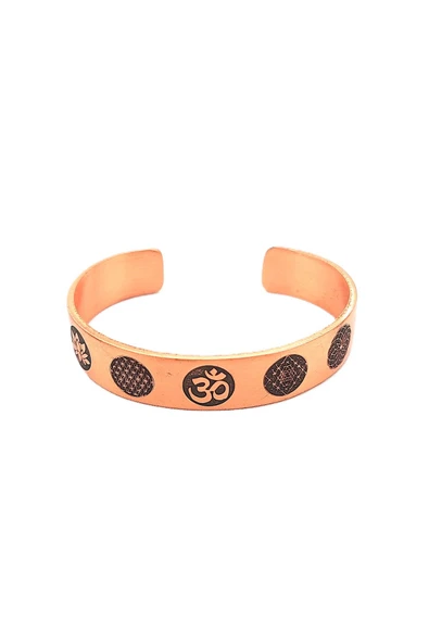 BAKIR BİLEKLİK, EL İŞÇİLİĞİ VE ÖLÇÜSÜ AYARLANABİLİR UNİSEX SAF BAKIR BİLEKLİK - Resim 9