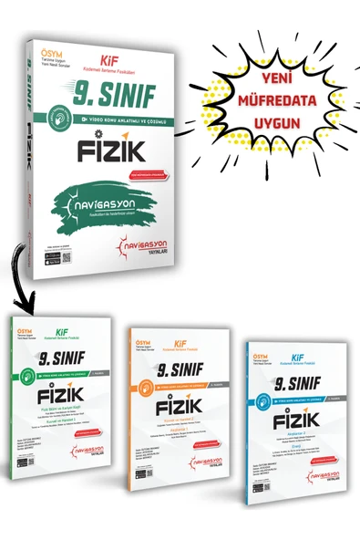 9. Sınıf Fizik Kademeli İlerleme Fasikül Seti (MEB Müfredatına Uygun-ÖSYM Ayarında) ürün görseli 1