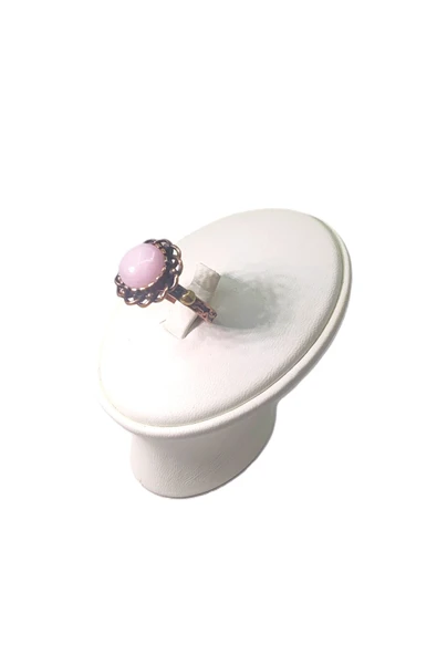 BAKIR YÜZÜK, EL İŞÇİLİĞİ, ÖLÇÜSÜ AYARLANABİLİR VE DOĞAL TAŞLI SAF BAKIR YÜZÜK ürün görseli 1