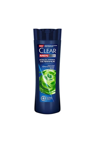 CLEAR MEN KEPEĞE KARŞI ETKİLİ ŞAMPUAN GÜNLÜK ARINMA VE FERAHLIK 350 ML ürün görseli 1