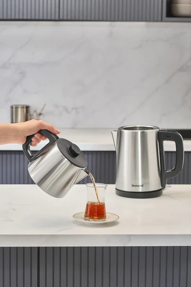Homend Royaltea 1728h Su Isıtıcı & Çay Makinesi Inox - Resim 3