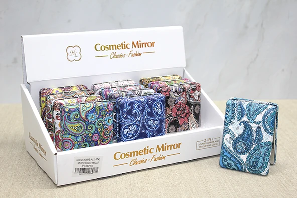 Taşlı El Aynası Dikdörtgen Kalın Model 5 ürün görseli 1