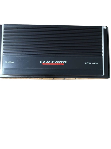 CLİFFORD X120.4 4 KANAL AMFİ 4X120WATT ürün görseli 1