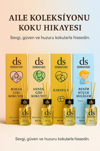 DERMASTUDİO Aile Koleksiyonu Oda Kokusu 100ml (Babam, Annem, Kardeşim, Küçük Meleğim) ERKEK ürün görseli 1