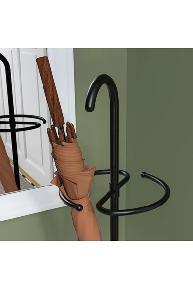 Şemsiyelik, Siyah, 76 cm - Resim 3