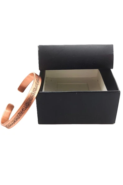 BAKIR BİLEKLİK, EL İŞÇİLİĞİ VE ÖLÇÜSÜ AYARLANABİLİR UNİSEX SAF BAKIR BİLEKLİK ürün görseli 1