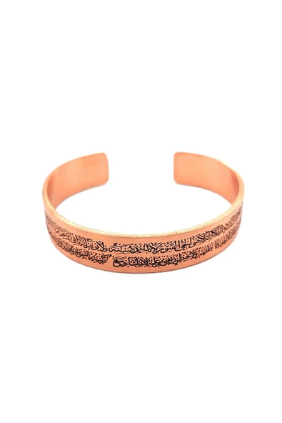 BAKIR BİLEKLİK, EL İŞÇİLİĞİ VE ÖLÇÜSÜ AYARLANABİLİR UNİSEX SAF BAKIR BİLEKLİK - Resim 12