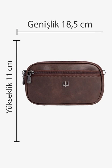 Dors Hakiki Deri Kişiye Özel İsim Baskılı El Çantası - Resim 2