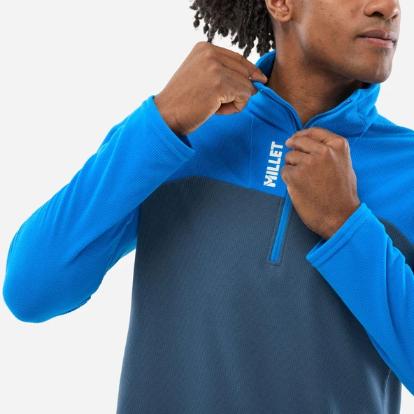 Millet UBIC LGRID POM Polar Sweat Yarım Fermuar MIV10534 N3177 - Resim 6