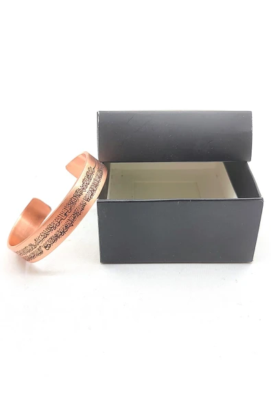 BAKIR BİLEKLİK, EL İŞÇİLİĞİ VE ÖLÇÜSÜ AYARLANABİLİR UNİSEX SAF BAKIR BİLEKLİK - Resim 10