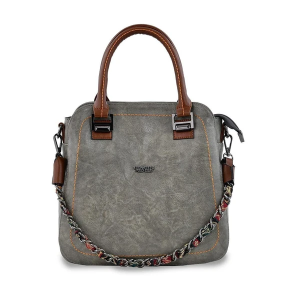 LOS ANGELES POLO CLUB Omuz Askılı Kadın Çantası Gri ürün görseli 1