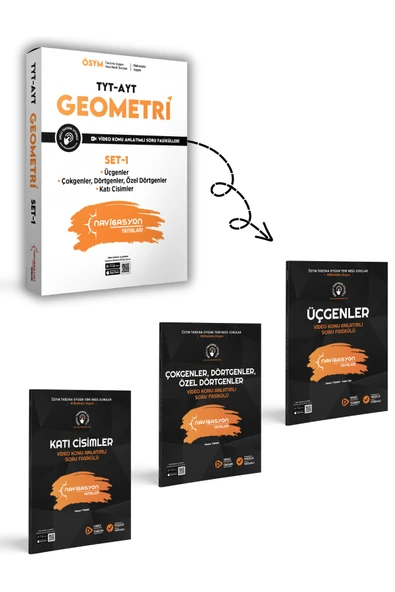 TYT - AYT Geometri Seti-1 (Video Konu Anlatımlı Soru Fasikül Seti) ürün görseli 1