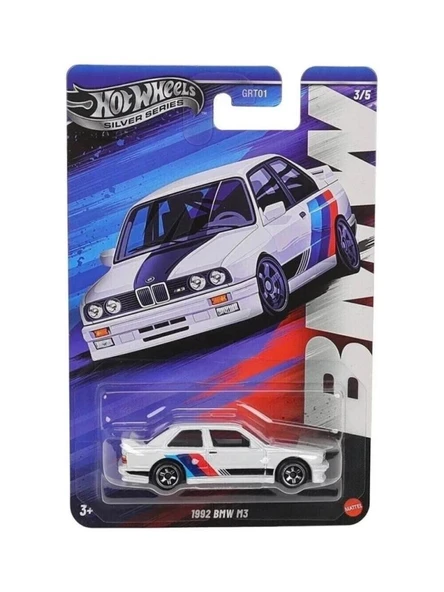 Hot Wheels Silver Series 1992 Bmw M3 1:64 Tekli Arabalar GRT01 - JBY56 ürün görseli 1