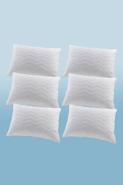 Valoroso Tekstil Fermuarlı Kapitoneli Yastık Alezi 6'lı / Yastık Koruyucu ürün görseli 1