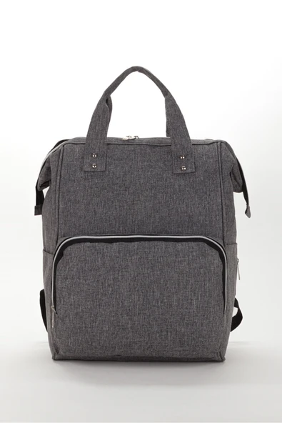 Anne Bebek Bakım Sırt Çantası Gri ürün görseli 1