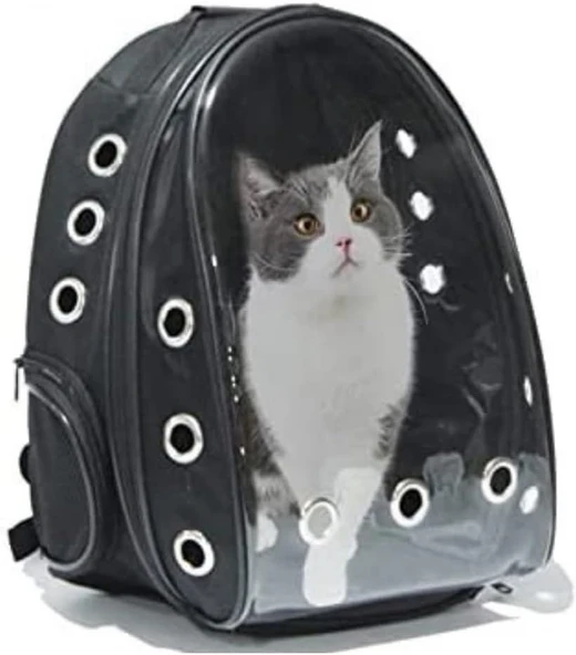 Şeffaf Astronot Kedi Taşıma Sırt Çantası Evcil Hayvan Taşıma Çantası ürün görseli 1
