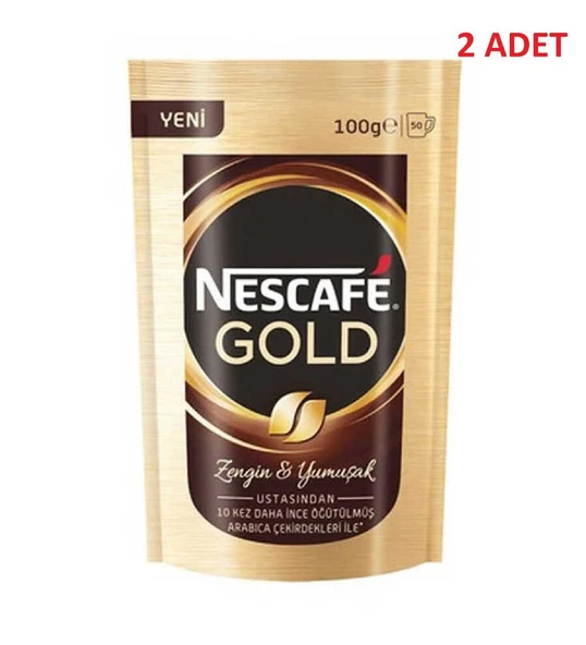 Nescafe Gold Hazır Kahve 2 x 100 G - Resim 2
