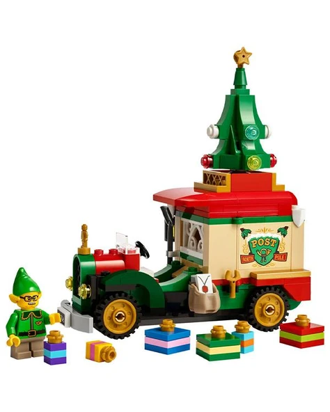 Lego Iconic Noel Baba nın Dağıtım Kamyonu 40746 - Resim 2