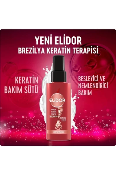 ELİDOR SIVI SAÇ BAKIM SÜTÜ 90 ML KERATİN MARULA - Resim 2