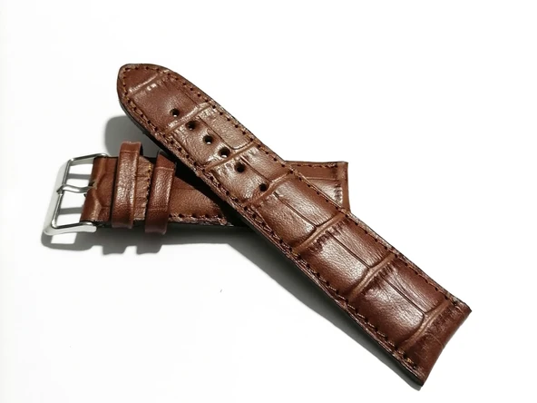 Fado&Her Saate Uyumlu Hakiki  Deri Saat  Kordonu  Kahverengi  24  mm  (303) ürün görseli 1