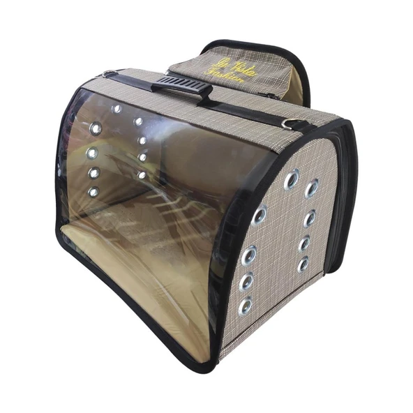 La Vista Jumbo Tomris Kedi, Küçük Köpek Sırt Taşıma Çantası HAKİ 50-32-31cm ürün görseli 1