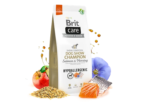 Brit Care Yarışma Köpekleri Kondisyonu İçin, Hipoalerjenik, Somonlu Ve Ringa Balıklı Kuru Mama 12 kg - Resim 4