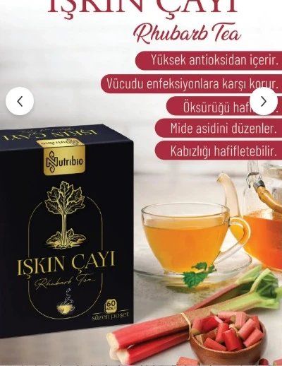 NutriBio Işkın Çayı %100 Doğal Bitkisel Çay - Resim 2