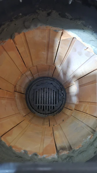 Kahveci Sobası Tuglalı Soba 60 cm boyutunda - Resim 6