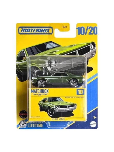 Matchbox Koleksiyon Araçlar 1970 Amc Javelın GBJ48 - JCL39 - Resim 3