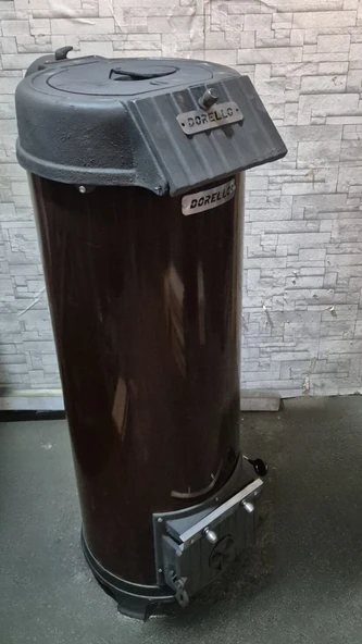 Kahveci Sobası Tuglalı Soba 60 cm boyutunda - Resim 3