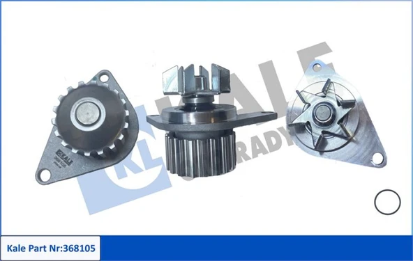 Psa Devirdaım Su Pompası 206 Ym Bipper C2 C3 Partner Berlingo Tu3jp-Tu3a 1.4 8v Mqp - Kale 368105 - Resim 1