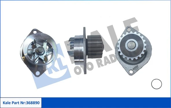 Psa Devirdaım Su Pompası P106 P206 P306 Saxo Xsara Tu5jp (1.6 8v) P106 Saxo Tud5 1.5d (20 Dis) - Kale 368890 ürün görseli 1
