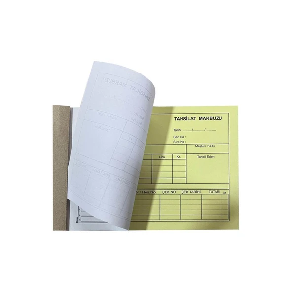 Dilman 2/50 Otokopili Tahsilat Makbuzu 2 Nüsha Ürün Kodu: 4015 - 24 Adet - Resim 3