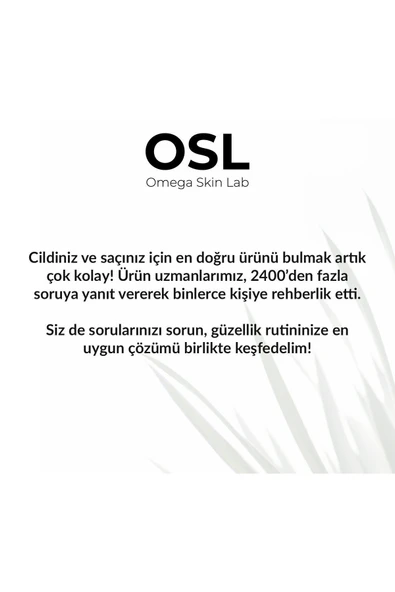 OSL Omega Skin Lab Tek Üründe 7 Aktif Cilt Bakım Serumu - No:7 Facial Serum 30ml - Resim 3