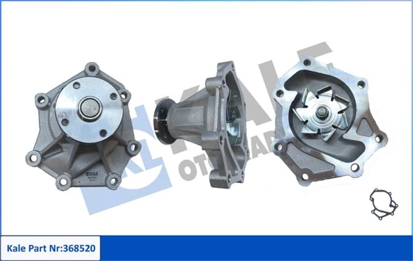 Kia Devirdaım Su Pompası Hyundaı H-100 Kamyonet 2012-  Kia Bongo (oem=25100-4a800) - Kale 368520 ürün görseli 1