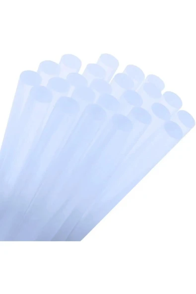 REMSAN YAPIMARKET Makrofix  Kalın Mum Silikon  çubuk 11mm  30cm 1 Kg  Şeffaf - Resim 2