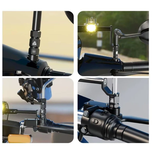 NUKROTECH Forza 250/750 Ayna Dibi Telefon Bağlantı Kiti - Resim 3