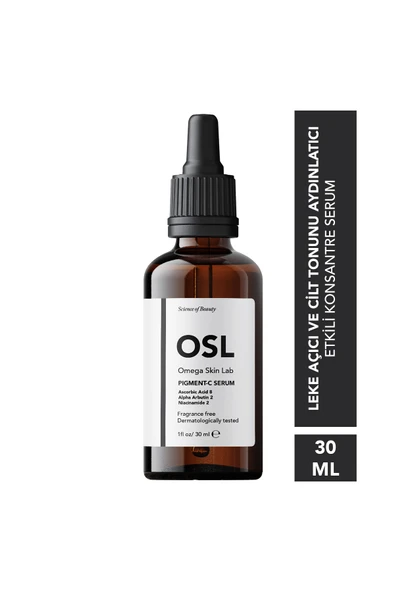 OSL Omega Skin Lab Omega Skin Lab Pigment-c Serum 30ml Leke Açıcı Aydınlatıcı Serum ürün görseli 1