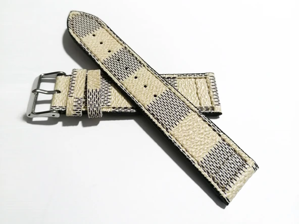 Fado   Burberry &  Fosil  Kumaş Yüzeyli Saat Kordonu Uyumlu 20   mm(  207 ) ürün görseli 1