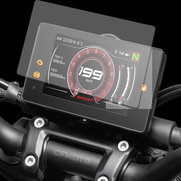 CF Moto 250 NK Uyumlu Nano Cam Ekran Koruyucu 2 Li Set ürün görseli 1