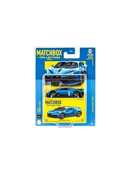 Matchbox Collectors GBJ48 2018 Bugatti Divo HVW14 ürün görseli 1